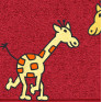 Langhals Giraffen auf bordeaux